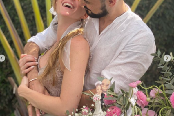 Abel Pintos se casó con Mora Calabrese en una ceremonia íntima en Chaco