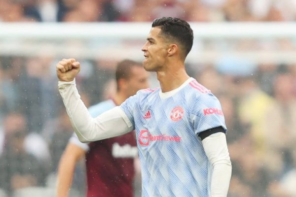 Con gol de Cristiano Ronaldo y un final infartante, Manchester United le ganó a West Ham