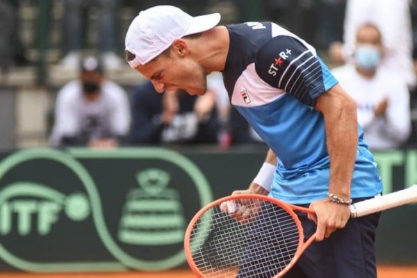 Diego Schwartzman venció a Alexander Zgirovsky y Argentina se quedó con la serie ante Bielorrusia