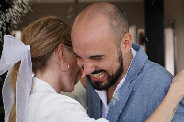 Abel Pintos y Mora Calabrese se casaron en Chaco