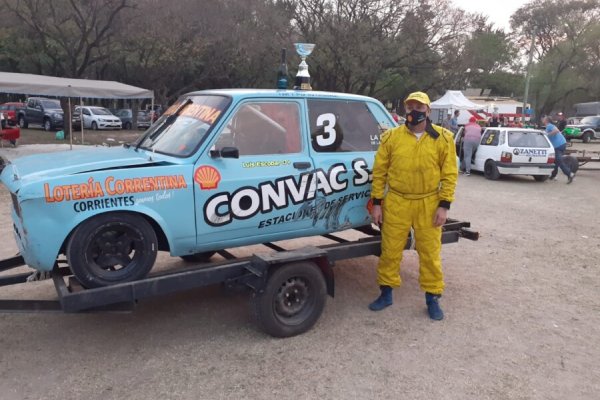 Luis Escobar sumó su tercer podio consecutivo en el campeonato Zonal Santafesino