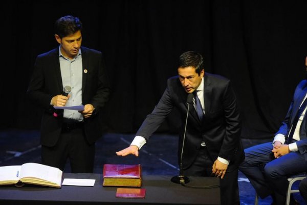 Kicillof le tomó juramento a los nuevos ministros y los invitó a formar parte 