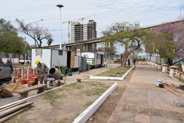 Comenzó la remodelación integral de la costanera General San Martín