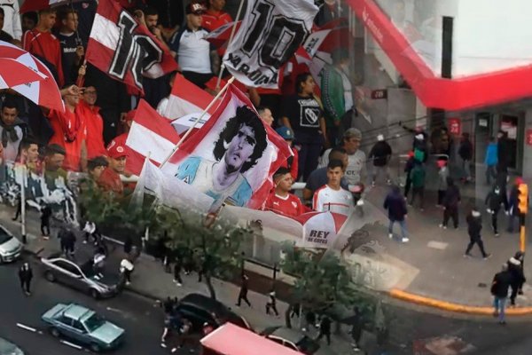 Barras de Independiente, a los tiros en plena Avellaneda