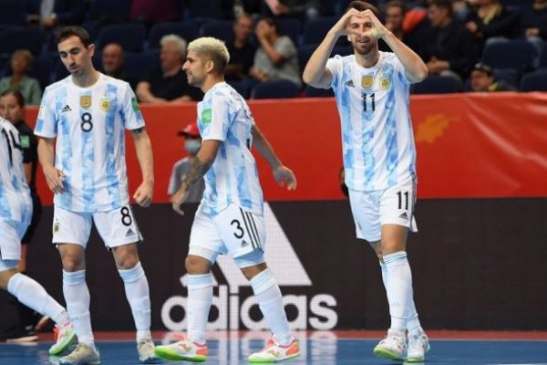 Mundial de futsal: Argentina enfrentará a Brasil por la final