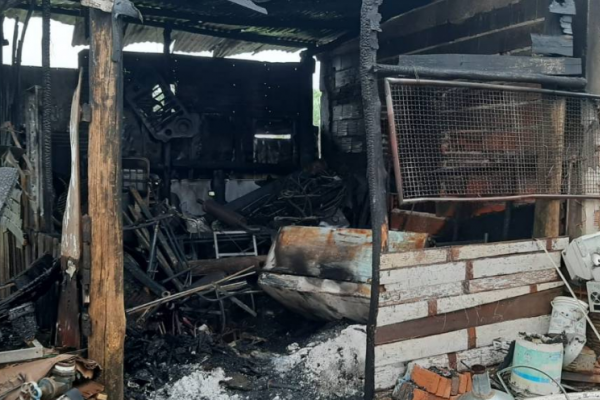 Corrientes: Una familia perdió todo por el incendio de su vivienda