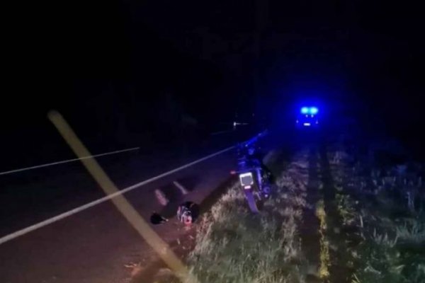 Hallaron el camión que atropelló y mató a un motociclista en Esquina