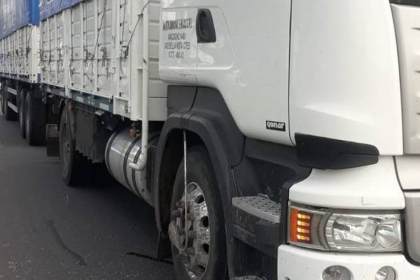 Camión de una empresa correntina sufrió un violento asalto