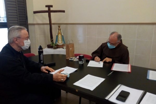 Se firmó el convenio de traspaso del Santuario de la Merced al Arzobispado