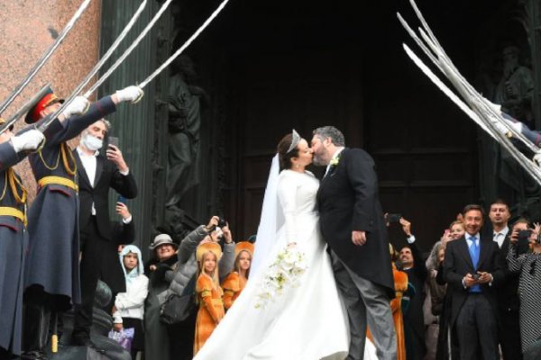 Rusia tuvo su primera boda real desde la revolución de 1917