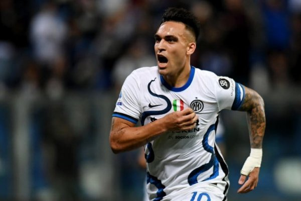 Con gol de Lautaro Martínez, Inter derrotó a Sassuolo en la Serie A