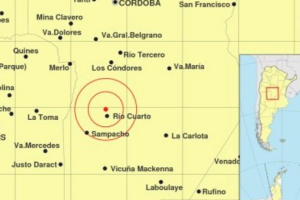 Un sismo de 3,1 grados hizo temblar al centro de Córdoba