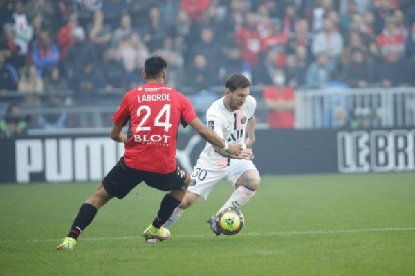 Messi perdió el invicto en PSG con una sorpresiva derrota ante Rennes