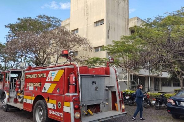 Se registró un incendio en el Campus de la UNNE en Corrientes
