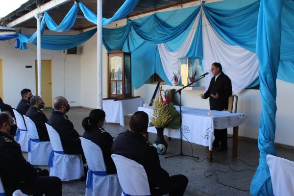 Recibieron a la virgen del Rosario en la Unidad Regional II