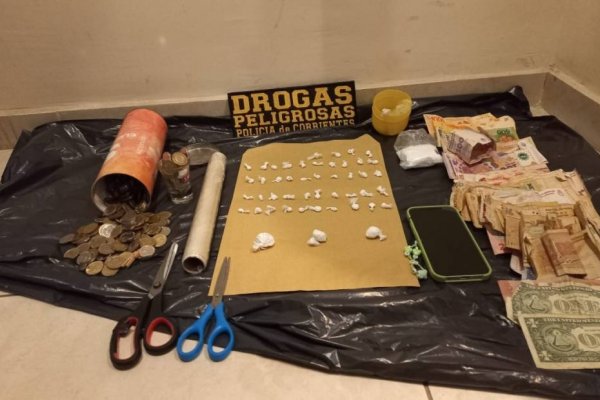 Detuvieron a un joven que vendía cocaína en monopatines