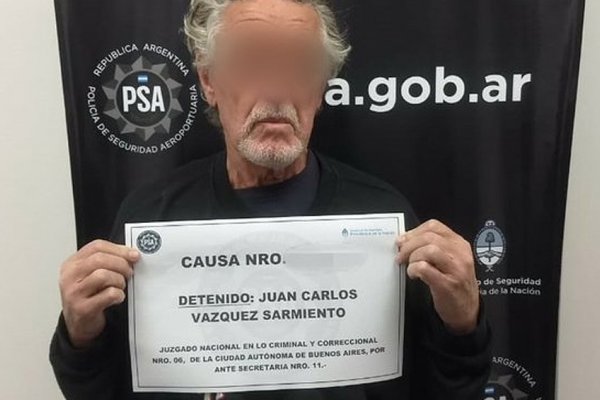 Detuvieron al apropiador y represor de la Fuerza Aérea Juan Carlos Vázquez Sarmiento