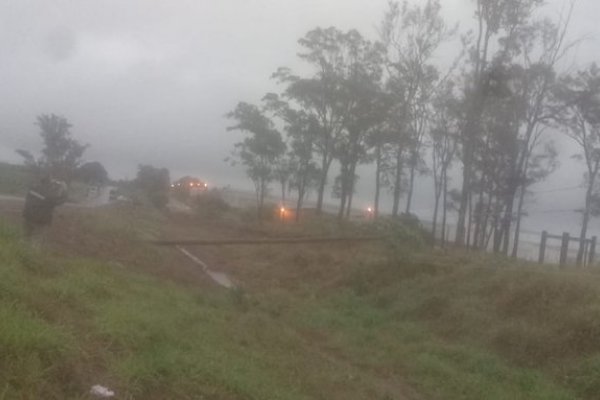 Otra vez colapso del servicio energético por tormentas