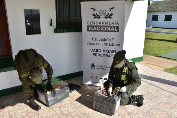 Corrientes: Gendarmería incautó más de 24 kilos de marihuana en encomiendas