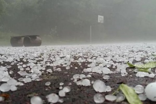 Temporal: Varias localidades reportaron intensa caída de granizos