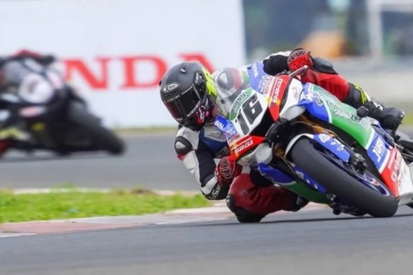 Motociclismo: Aguilar fue segundo y ahora comparte la punta del torneo