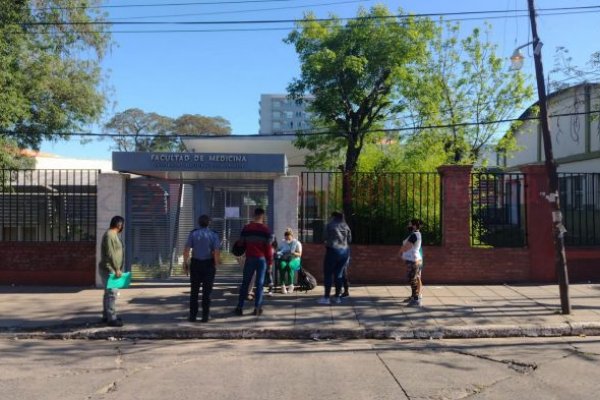 Reasignaron turnos de vacunación en la Facultad de Medicina