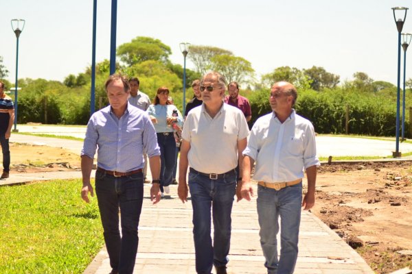 Caram y Camau Espínola compartieron una gran jornada con los vecinos del paraje Santa Juana