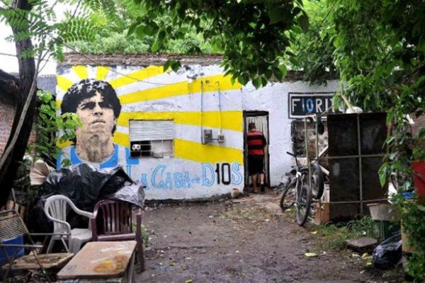 La casa natal de Maradona fue declarada 