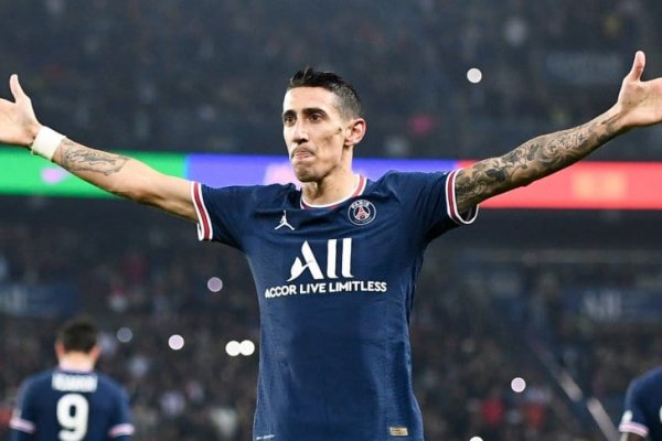 Messi salió pero Di María anotó para PSG, que le ganó a Lille