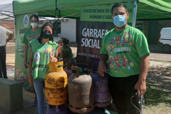 La garrafa social estará disponible en Capital, San Luis del Palmar y Santa Ana