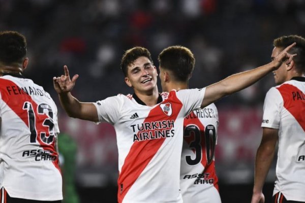 Con un show de Julián Álvarez, River goleó a Patronato por la Liga Profesional