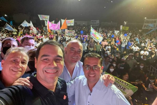 Valdés pidió el voto a los saladeños para trasformar la localidad con producción, trabajo, obras y viviendas