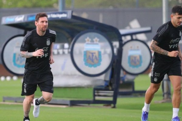 Con Messi y Paredes diferenciados, la Selección Argentina tuvo su primer entrenamiento