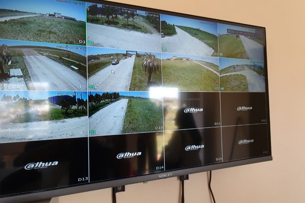 Comenzaron las pruebas del sistema de videovigilancia en el Parque Industrial