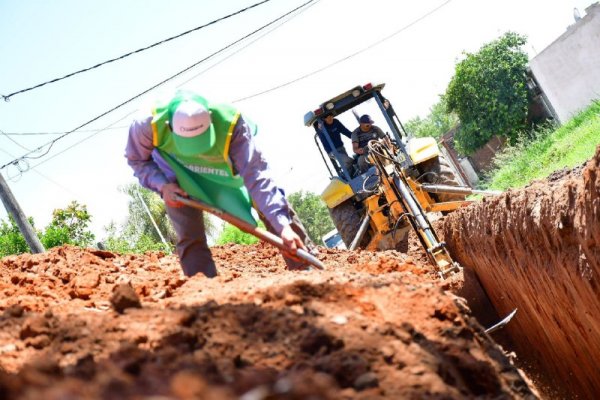 En el barrio Quintana se iniciaron obras de cloaca para más de 80 familias