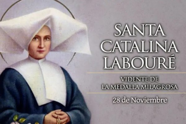 Hoy se celebra a Santa Catalina Labouré, vidente de la Medalla Milagrosa