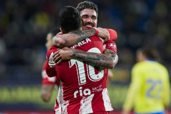 Angel Correa marcó en la goleada del Atlético Madrid ante Cadiz por La Liga