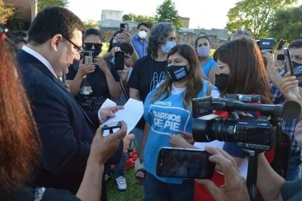 Monte Caseros: Manifestación por dirigente social detenido