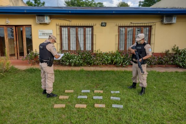 Itatí: Prefectura incautó más de 52 kilos de marihuana