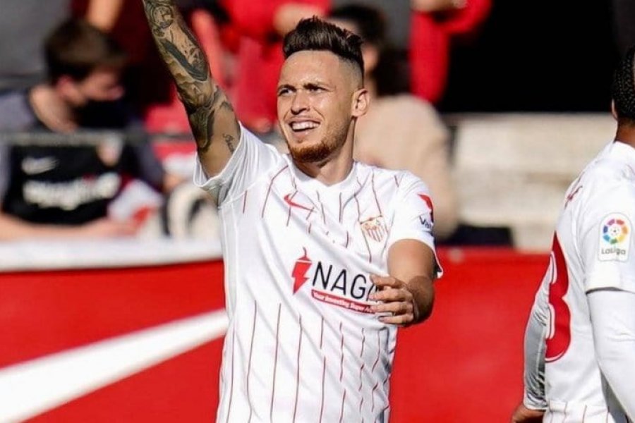 Asistencia y lesión de Marcos Acuña, gol de Lucas Ocampos: Sevilla le ganó a Villarreal