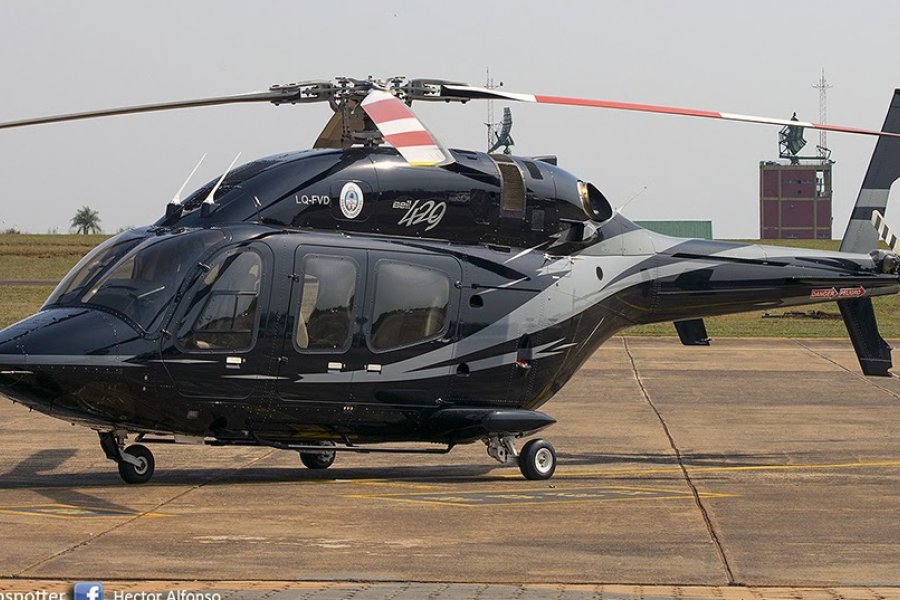 Gastos oficiales: Más de $2,5 millones para helicóptero del Estado