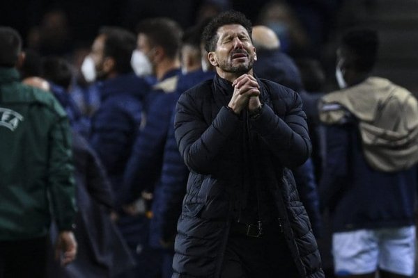 Simeone y su emoción tras la clasificación de Atlético Madrid en la Champions