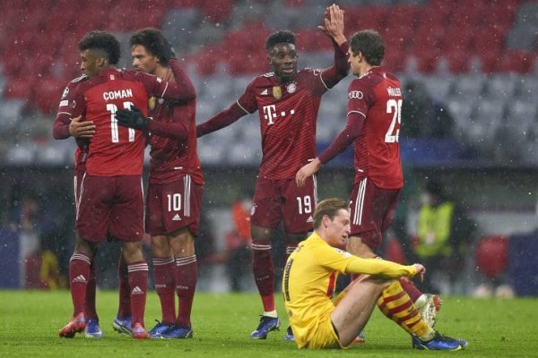 Bayern Múnich goleó al Barcelona y que quedó eliminado en fase de grupos