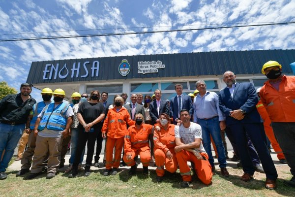 El ministro Polich asistió a la inauguración de la primera delegación regional del ENOHSA