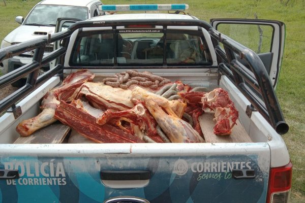 La Policía incautó carne no apto para el consumo humano