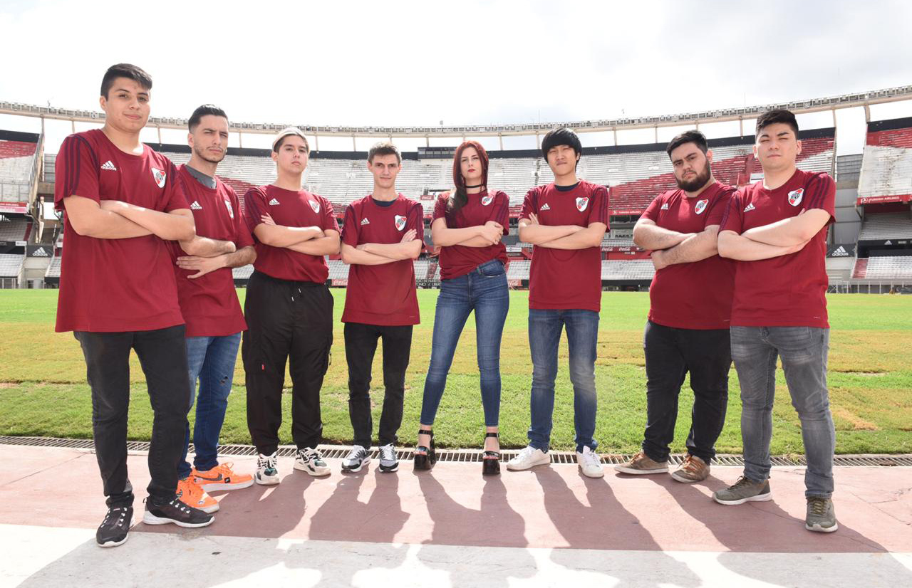 El equipo de River Plate E-Sport