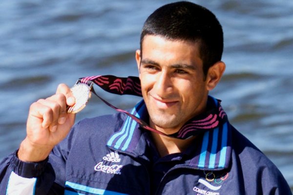 Agustín Vernice ganó la medalla de oro en Sudamericano de canotaje