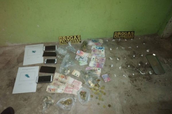 Detuvieron a una pareja que administraba kiosco-narco en Corrientes