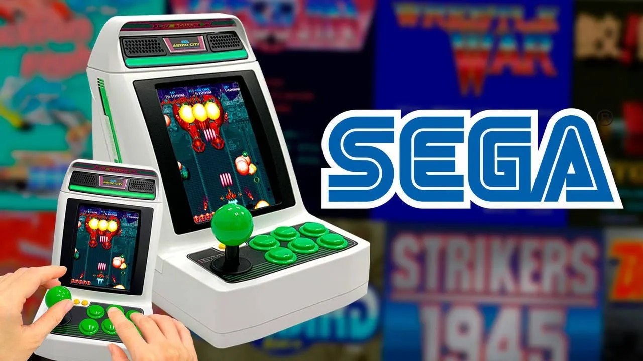 SEGA lanzará una nueva recreativa arcade mini con pantalla vertical en 2022. Llegará con pantalla vertical en formato TATE y 22 shoot'em up