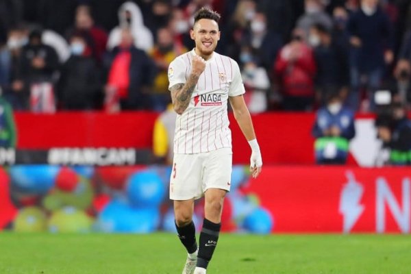 Lucas Ocampos le dio el triunfo al Sevilla ante el Atlético de Madrid